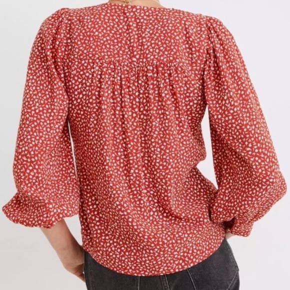 Madewell Kinston side-button wrap top size xxs - Picture 2 of 12